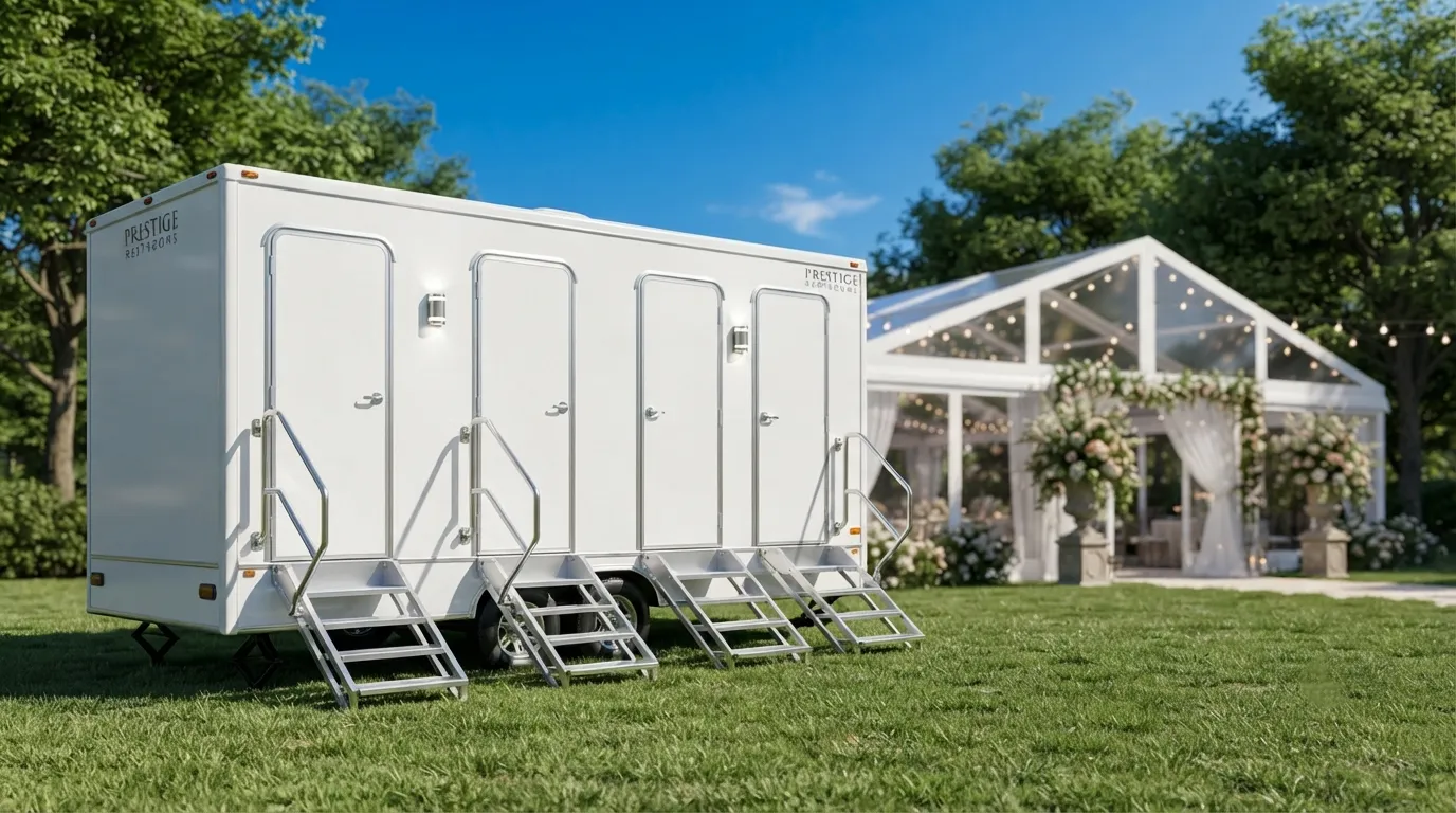 4 Stall Restroom Trailer in Santa Clarita, CA