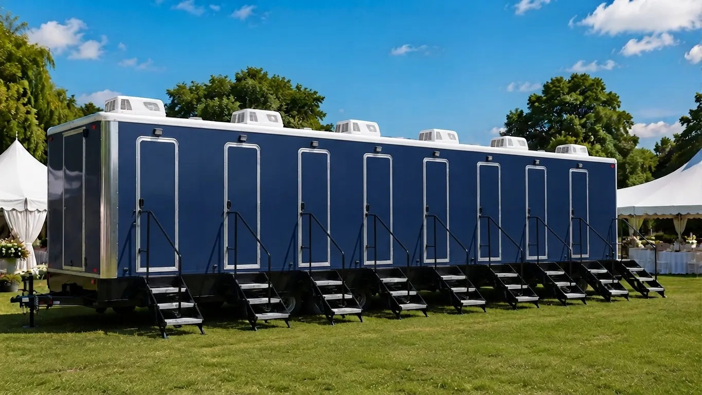 8 Stall Restroom Trailer in Santa Clarita, CA