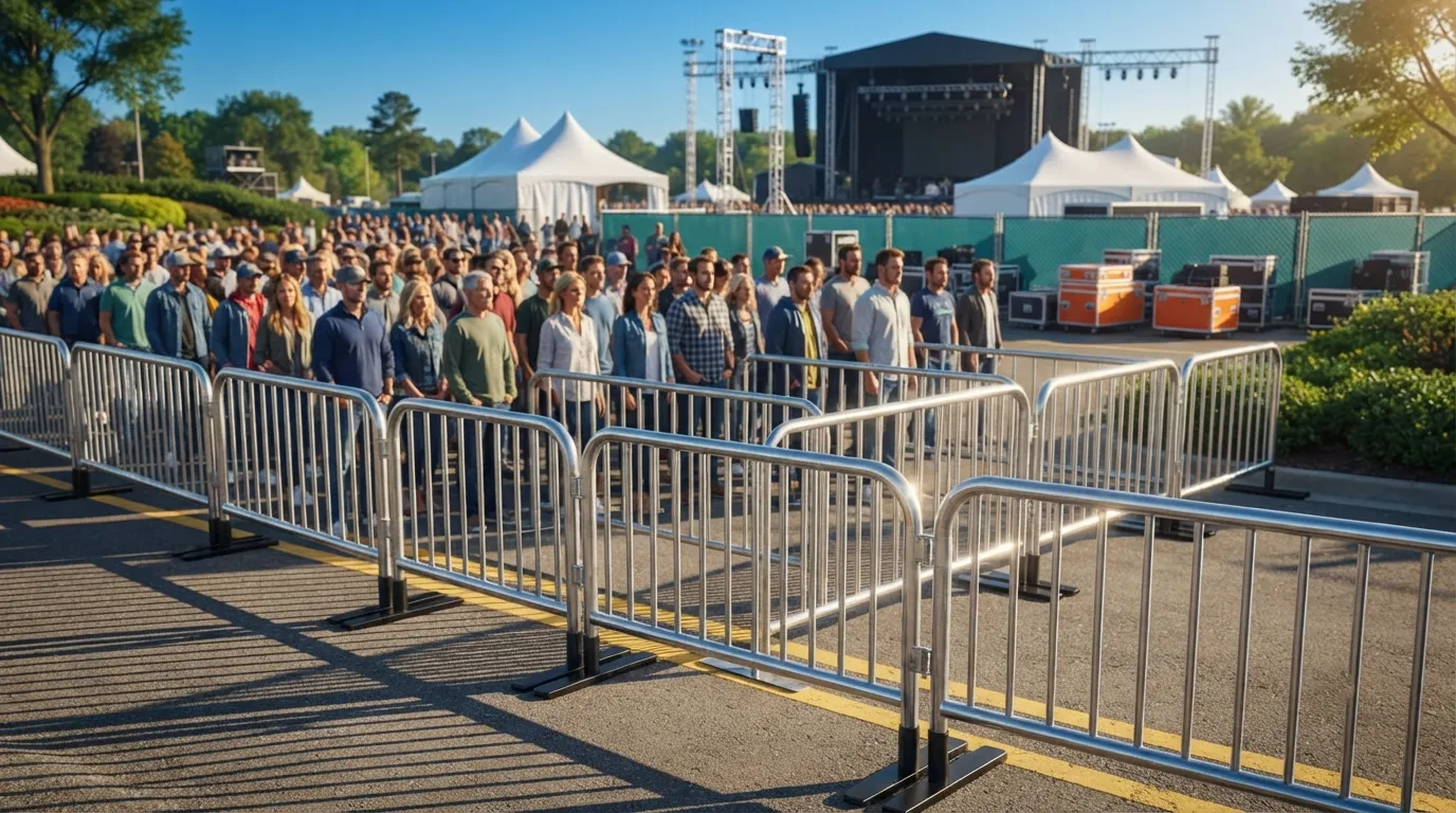 Crowd Control Barrier Rental in Santa Clarita, CA