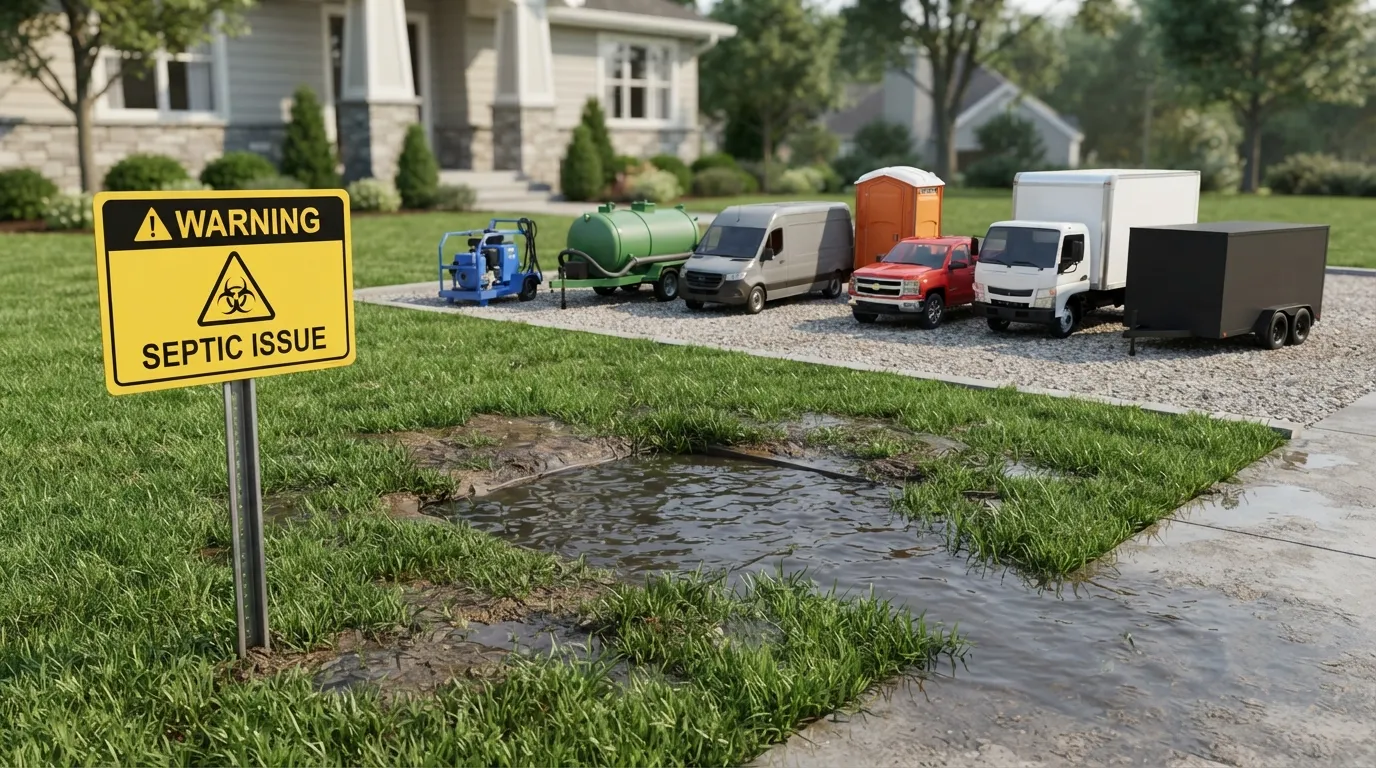 Septic Tank Warning Signs in Santa Clarita, CA